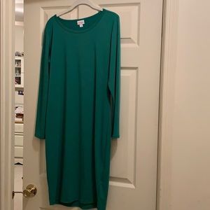 Sale 3/$20! Lularoe Green Debbie Dress